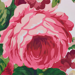 Nancy Floral Wallpaper in Rose