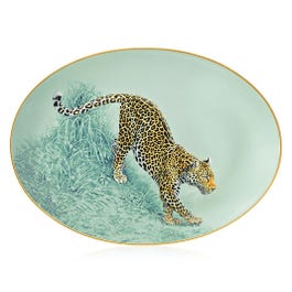 Carnet's d'equateur small oval platter Carnets d' Equateur Oval Platter, Small