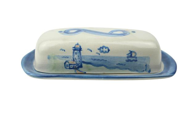 Butter Dish Lid With Base - Lighthouse