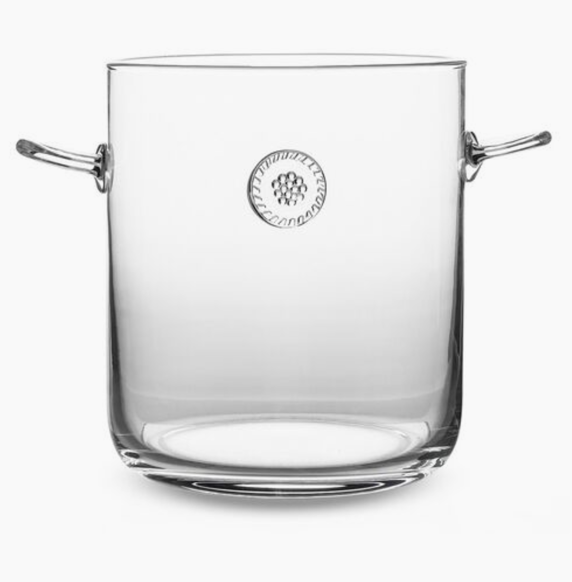 Berry & Thread Ice Bucket w/Tongs, Clear