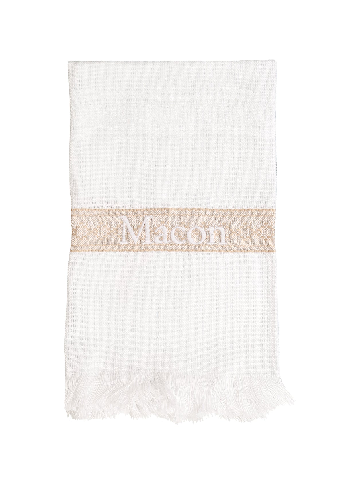 Set of 2 Monogrammed Cotton Kitchen Towel