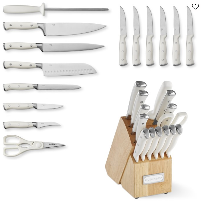 Cuisinart Triple Rivet Cutlery Block, Set of 15