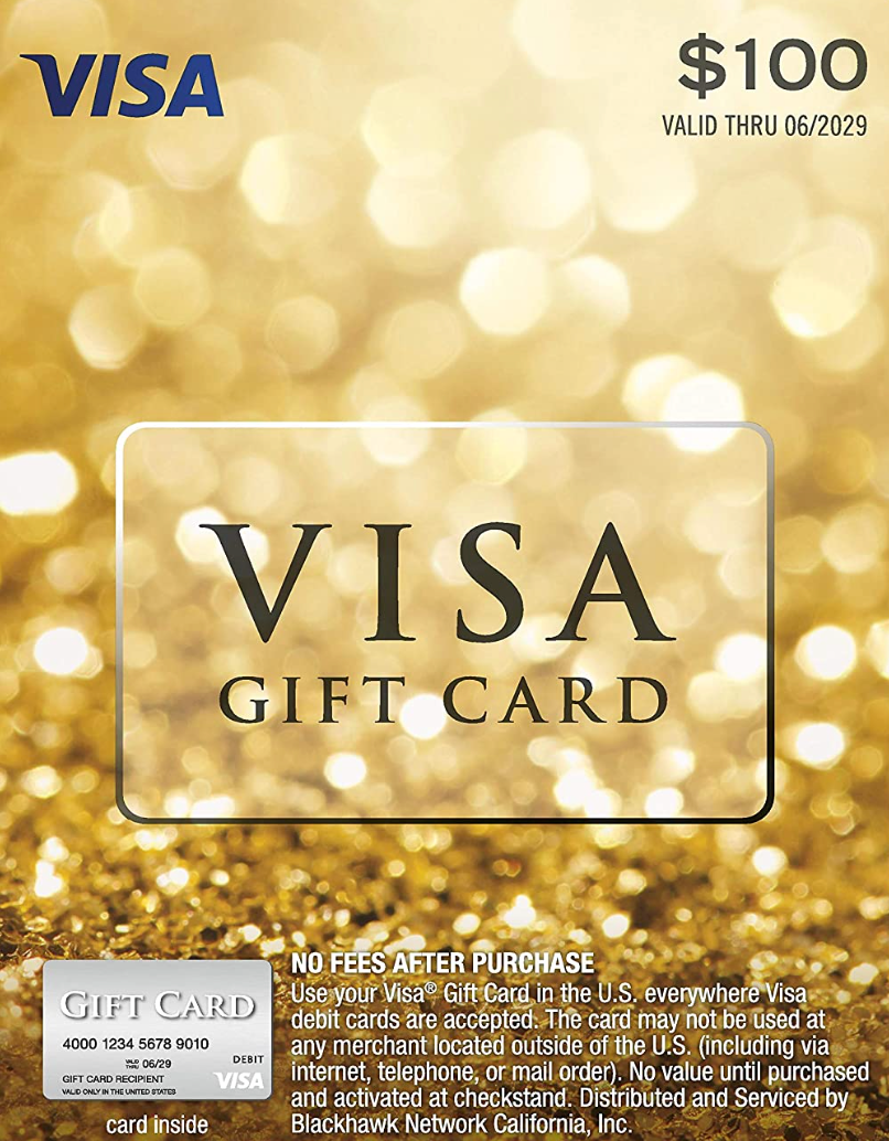 $100 Visa® Gift Card - For Making a Photo Book of our Wedding