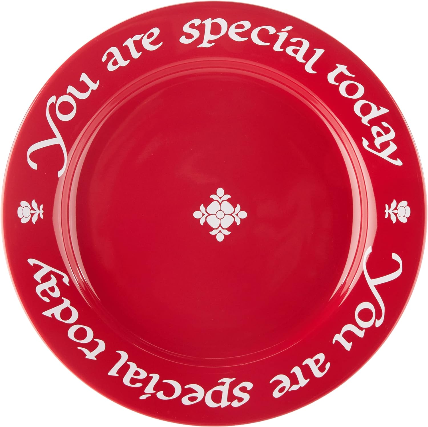 Birsppy Waechtersbach Plate, You Are Special Today Cherry Red Plate