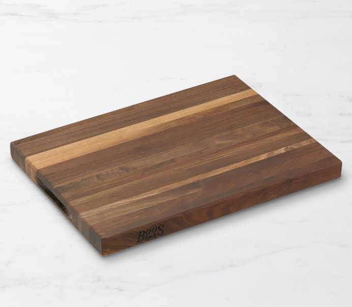 Boos Edge-Grain Rectangular Cutting Board, Walnut - Medium