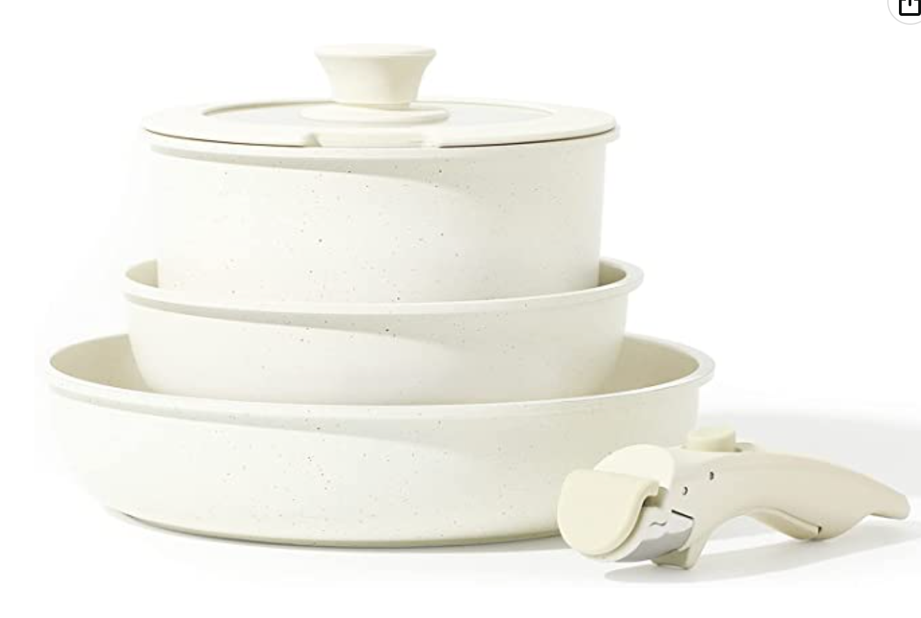 CAROTE 11 Piece Nonstick Cookware Set