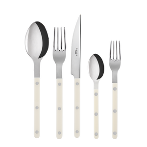 Bistrot Place Setting in Ivory, Set of 5