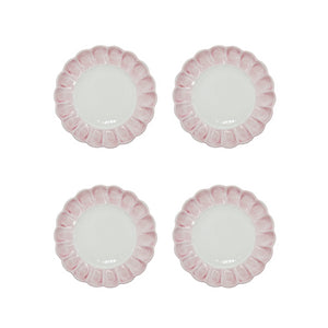 Lido Dinner Plate, Pink, Set of 4 - Skye McAlpine Tavola