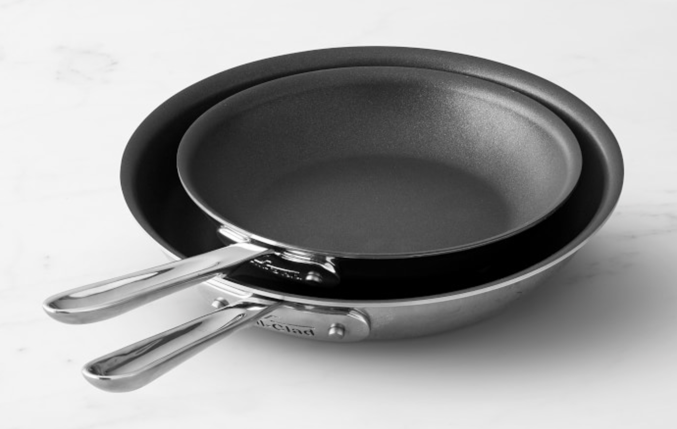 All-Clad d5 Stainless-Steel Nonstick Fry Pan Set 8" and 10"