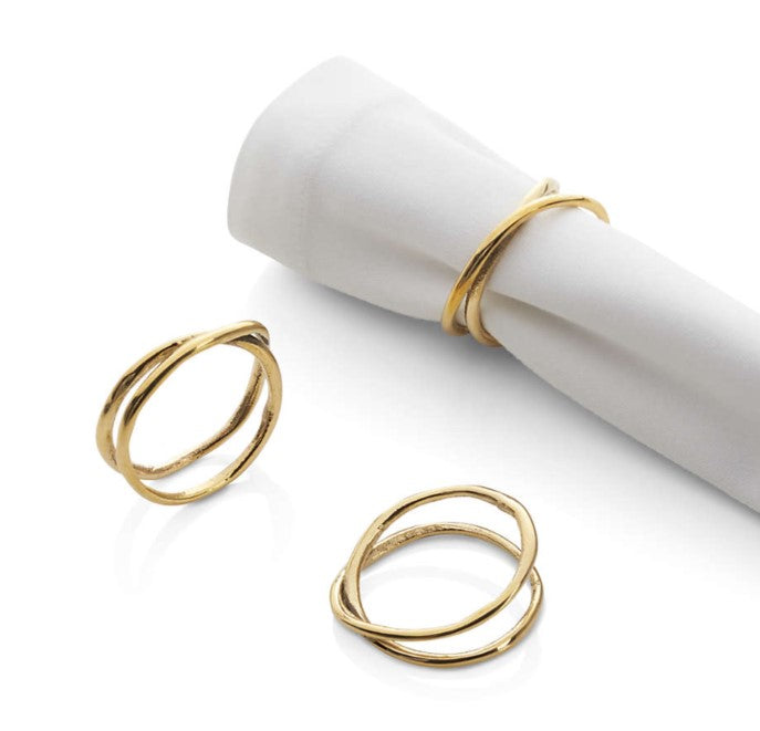 Aria Gold Napkin Ring