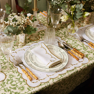 Lola Green Vine Tablecloth