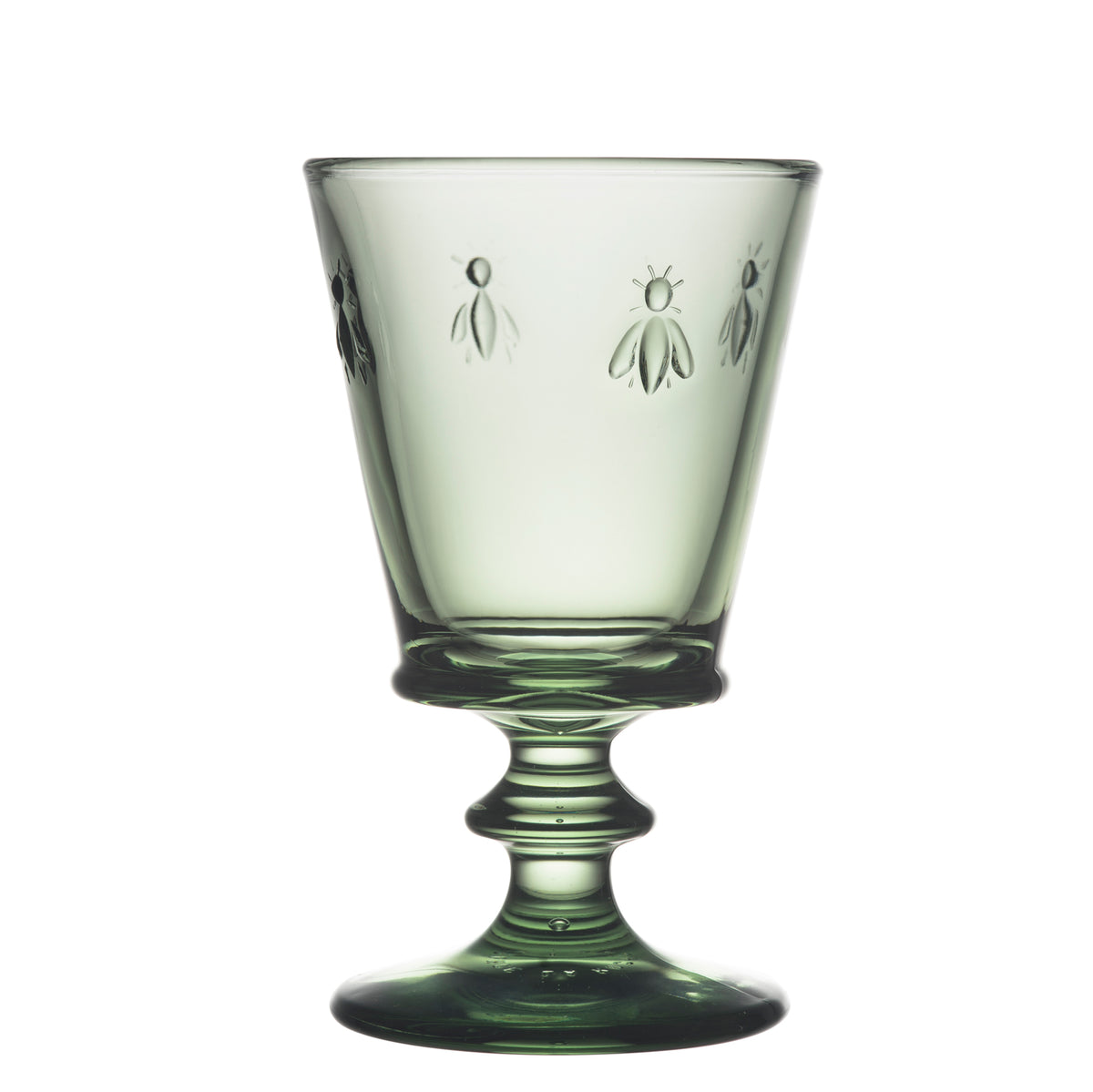 Bee Wine Glass Provence Green Set-6