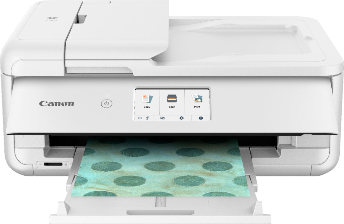 Canon - PIXMA TS9521C Wireless All-In-One Printer - White
