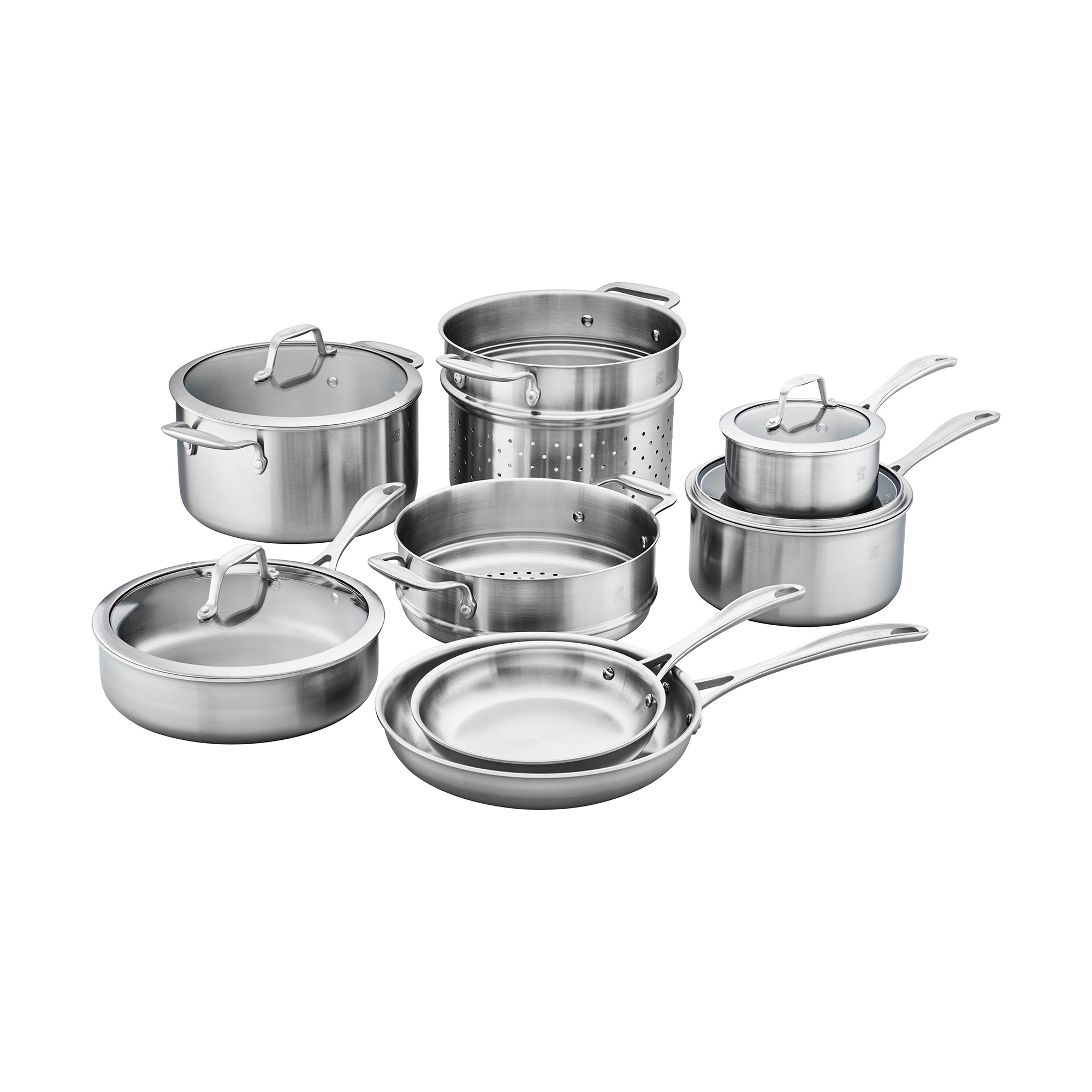 【半額】 Steel Stainless 3-Ply Spirit Zwilling Cookware Over | Set 調理器具