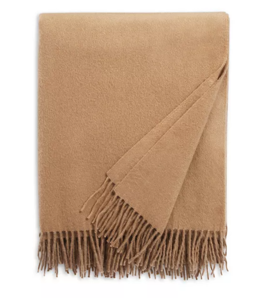 Cashmere Throw Camel