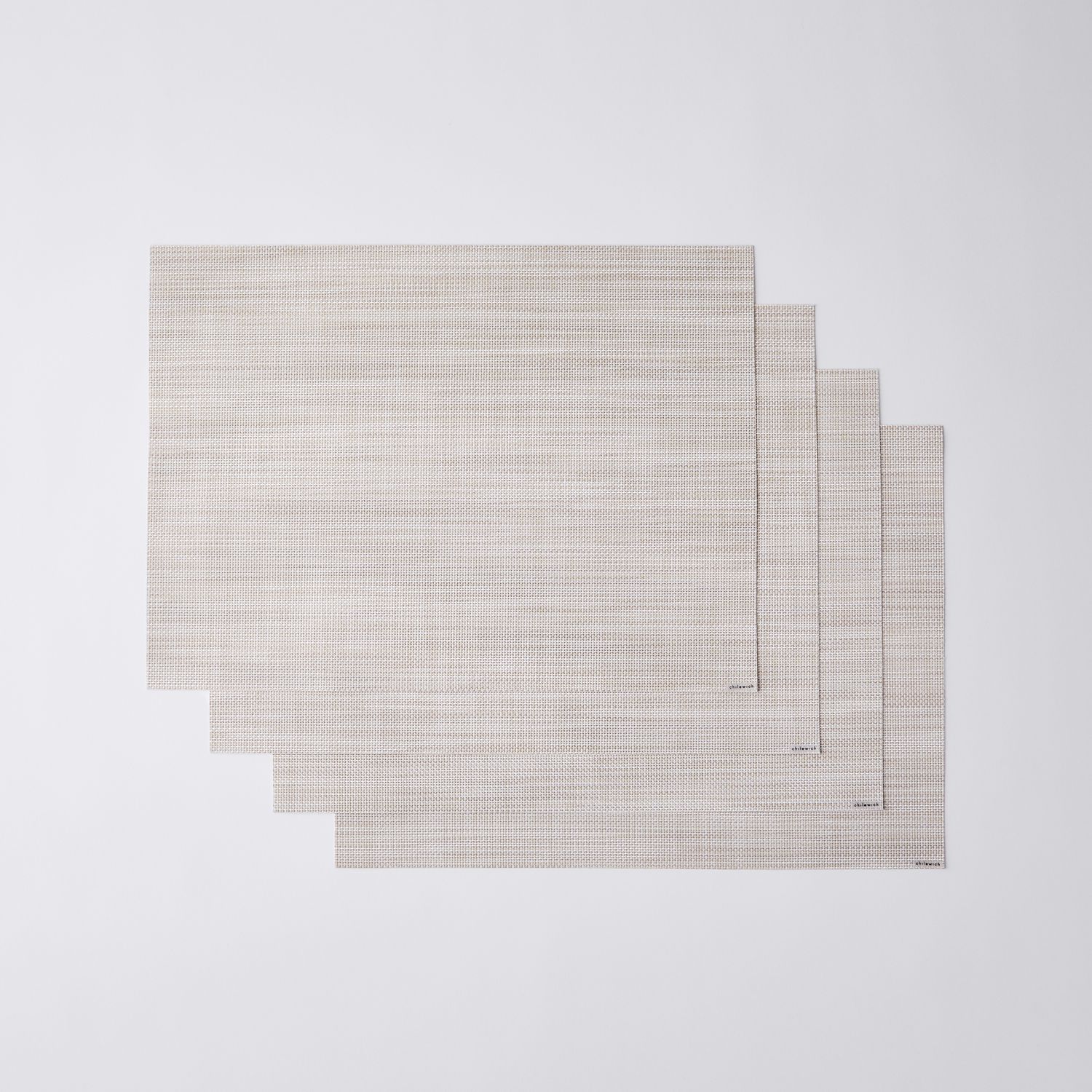 Chilewich Neutral Basketweave Placemats (Set of 4)