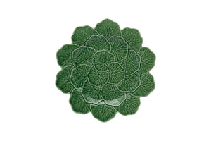 Geranium Charger Plate Green