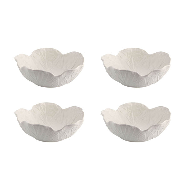 Cabbage Bowl 17 oz Cereal Bowl Beige, set of 4