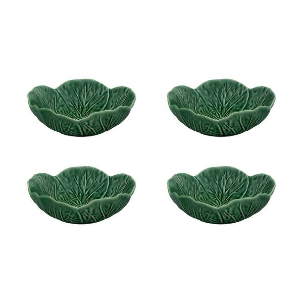 Cabbage Bowl 13 oz Green, set of 4