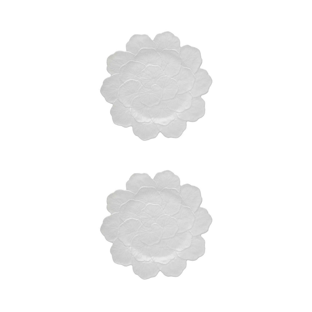 Geranium Charger Plate Green, Set of 2