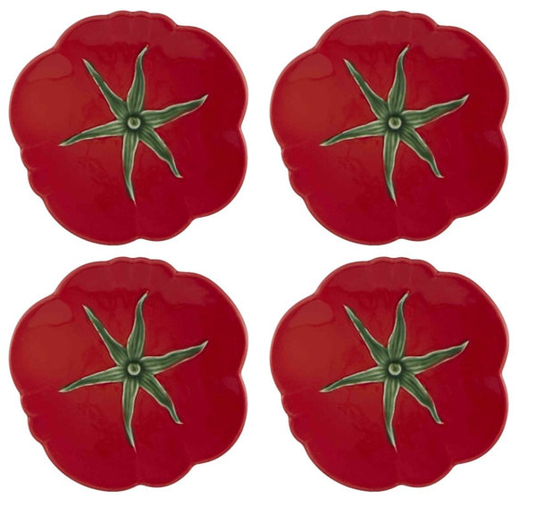 Tomato Bread & Butter Plate, Set of 4