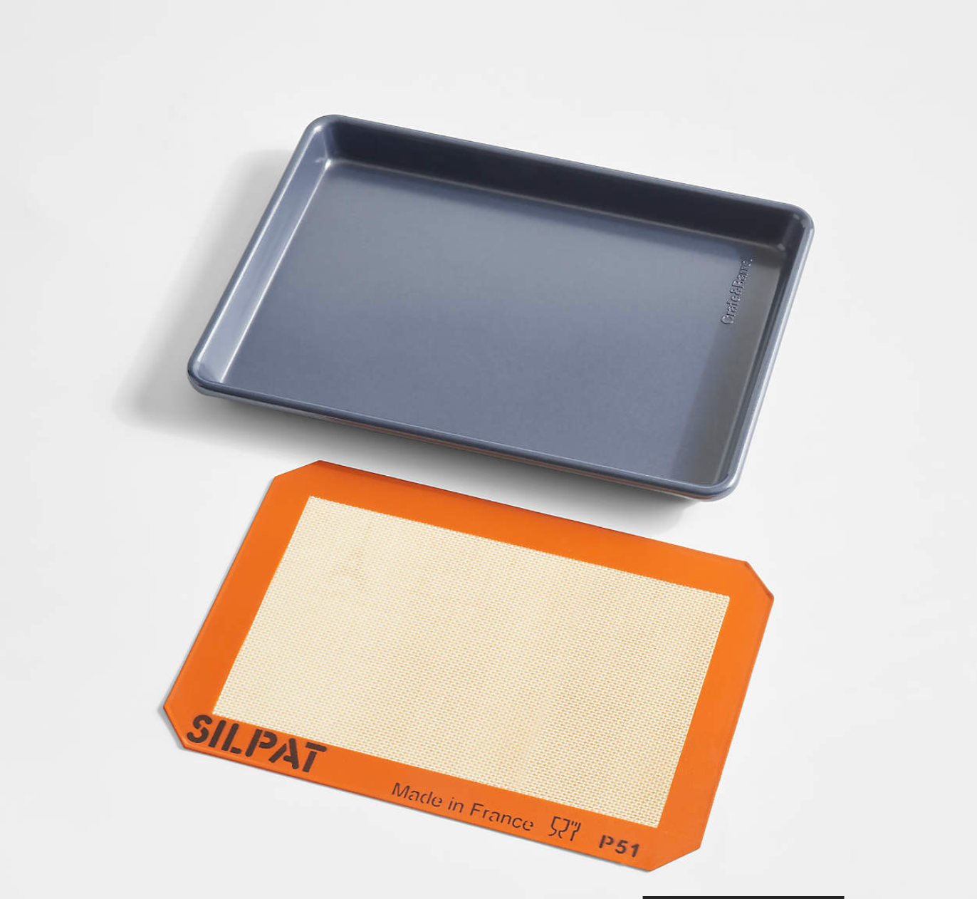 Crate & Barrel Quarter Sheet and Silpat Set