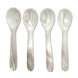 Be Home Mother of Pearl Caviar Spoons, Set of 4