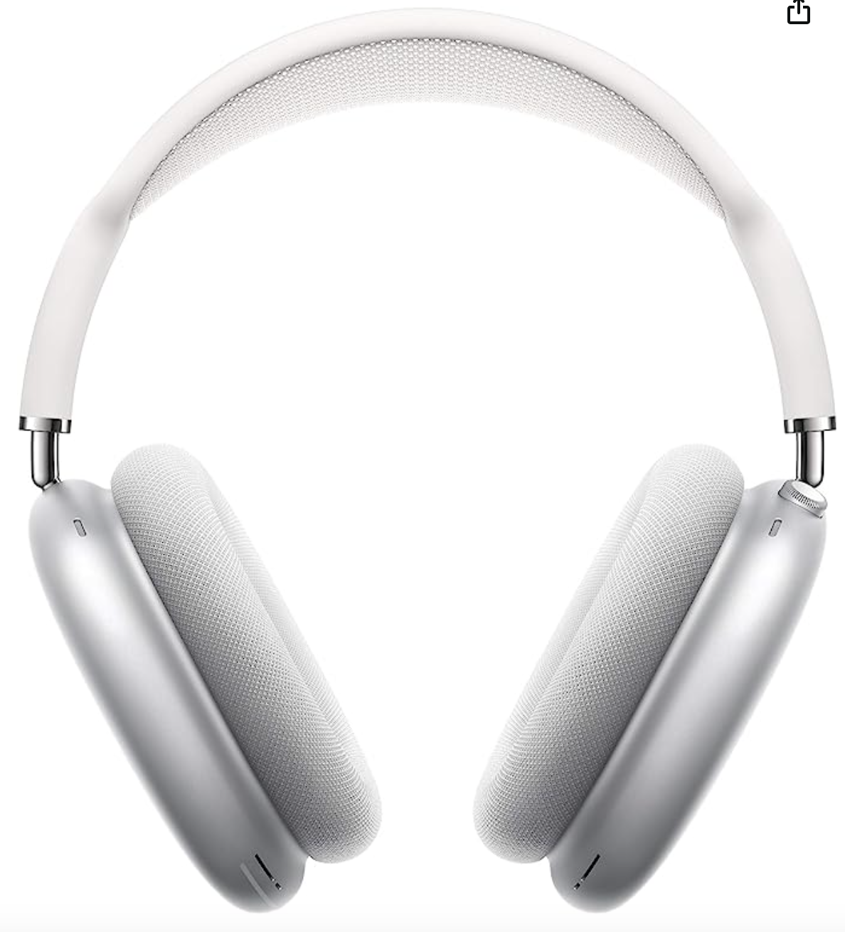 Apple AirPods Max Wireless Over-Ear Headphones, Active Noise Cancelling, Transparency Mode, Personalized Spatial Audio, Dolby Atmos, Bluetooth Headphones for iPhone – Silver