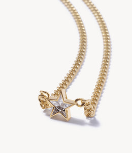 Super Duper Diamond Star Necklace - Roxanne First