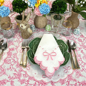 Pink Easter Tablecloth