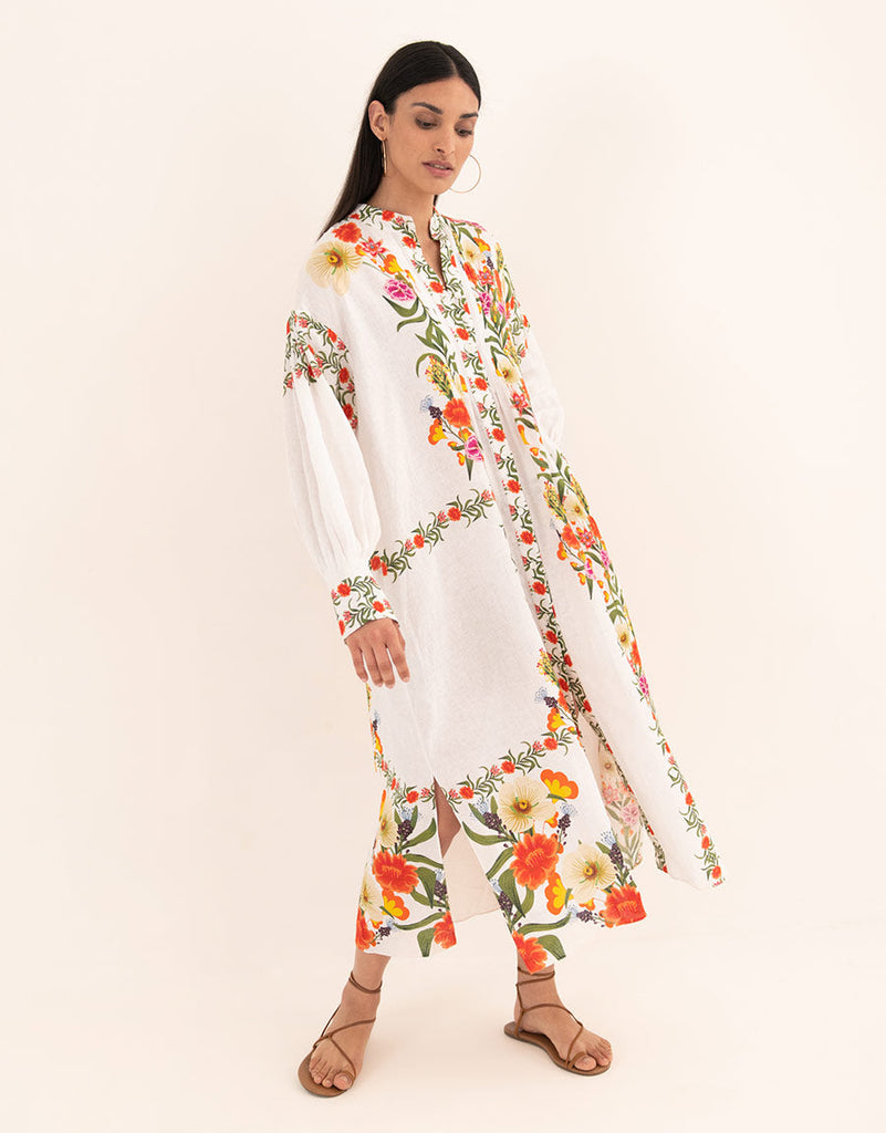 Vila floral 2024 midi dress