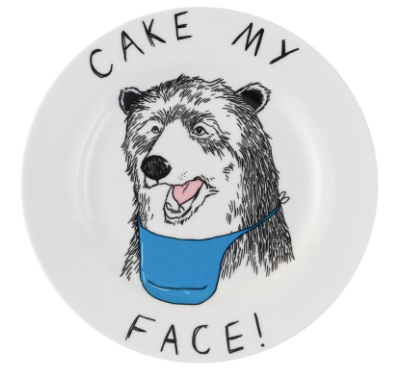 'Cake My Face' Side Plate