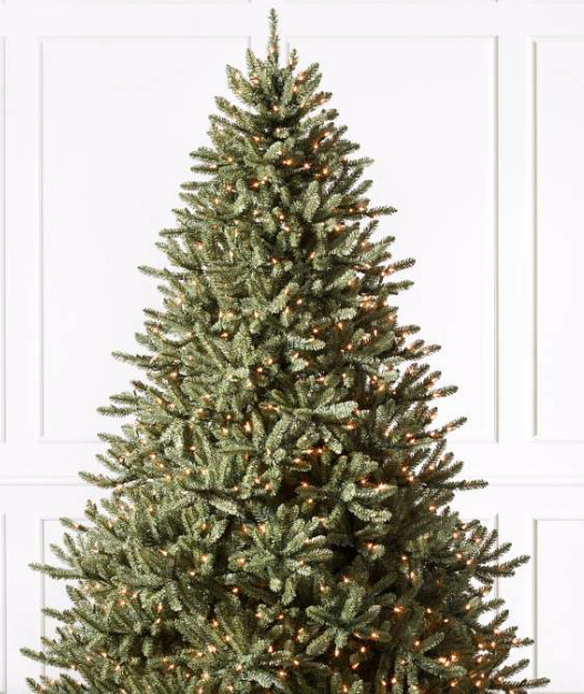Classic Blue Spruce Lit LED Christmas Tree