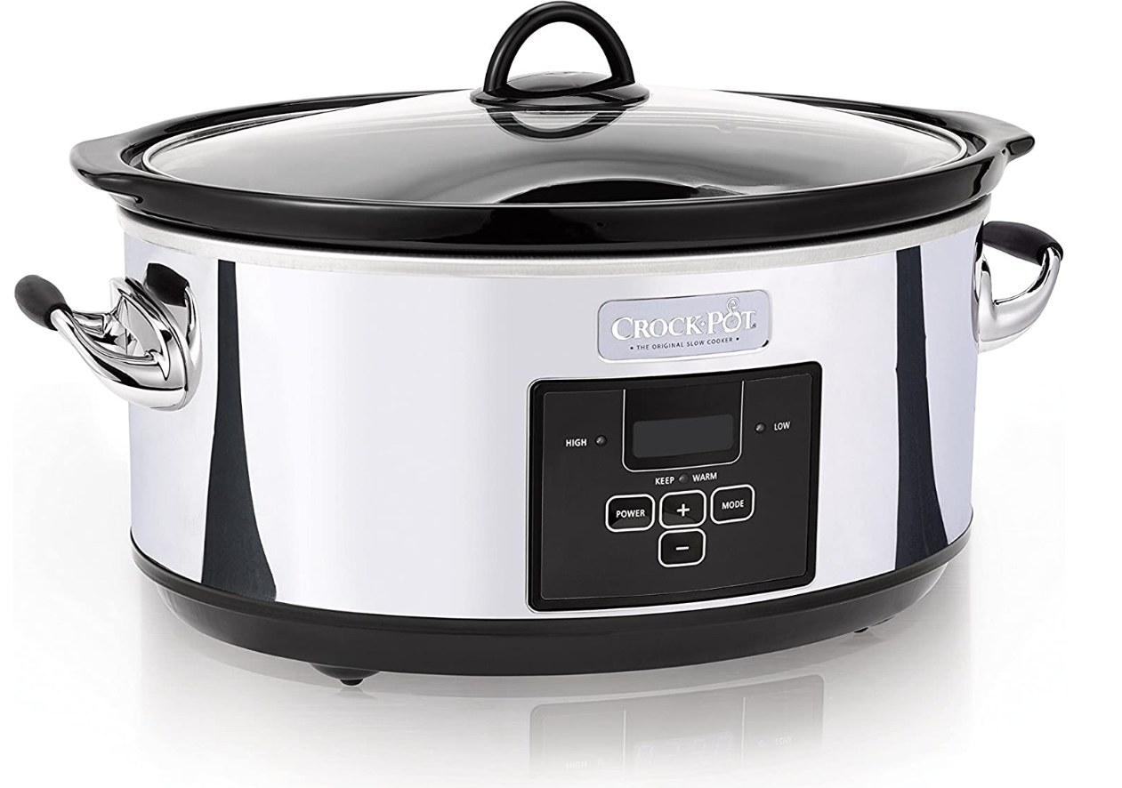 Crockpot 7 Quart Slow Cooker with Programmable Controls