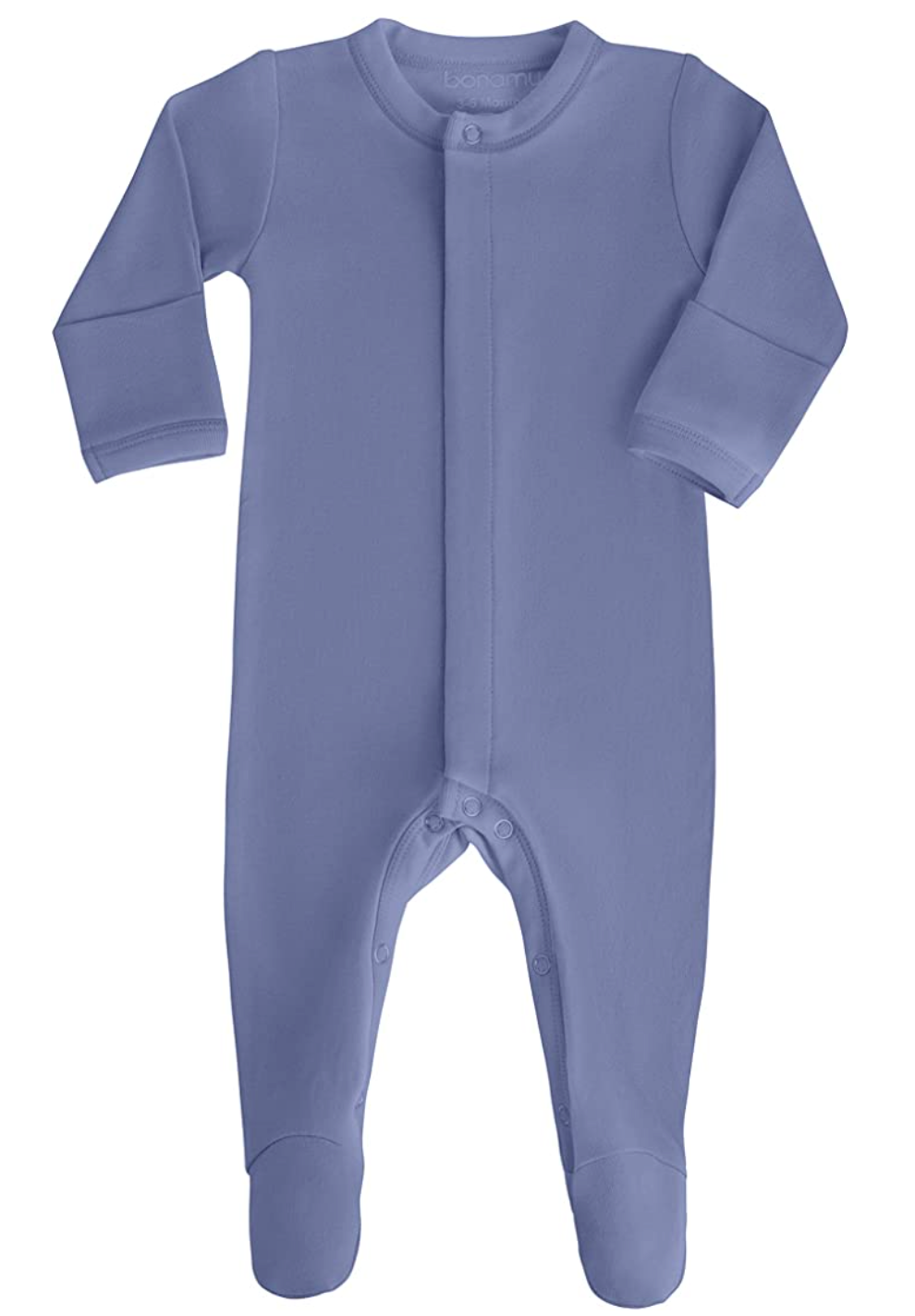 bonamy Baby Boy Girl Organic Cotton Footed Sleeper with Mittens-Sleep n Play