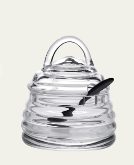 Crystal Honeybee Honey Jar