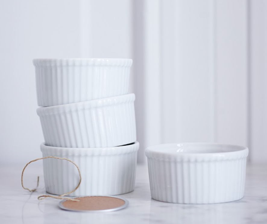 Apilco Porcelain Ramekins - Set of 4