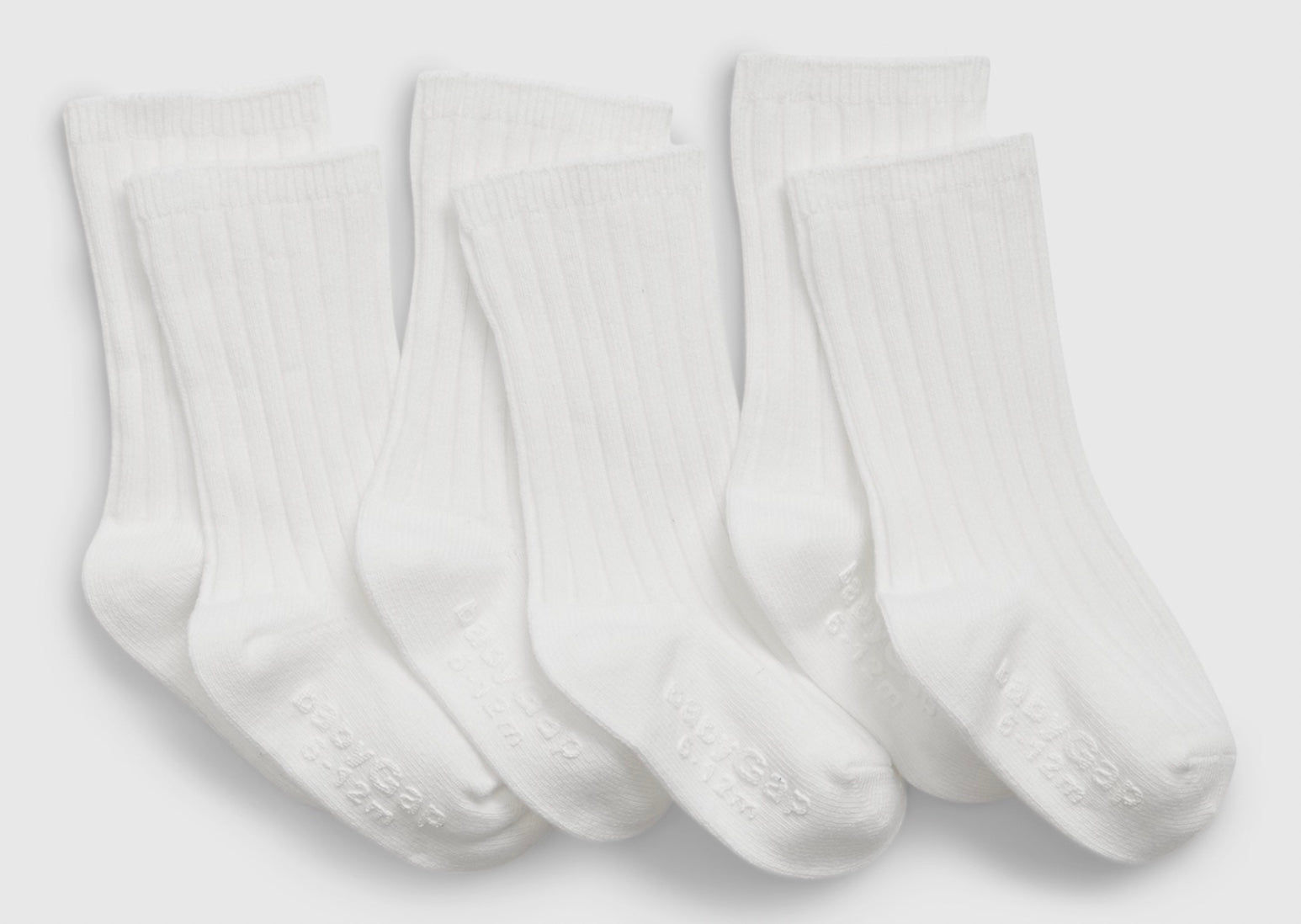 Baby First Favorites Organic Cotton Crew Socks (3-Pack)