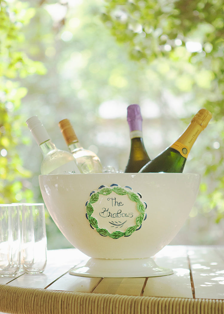 Champagne Bowl with Monogram