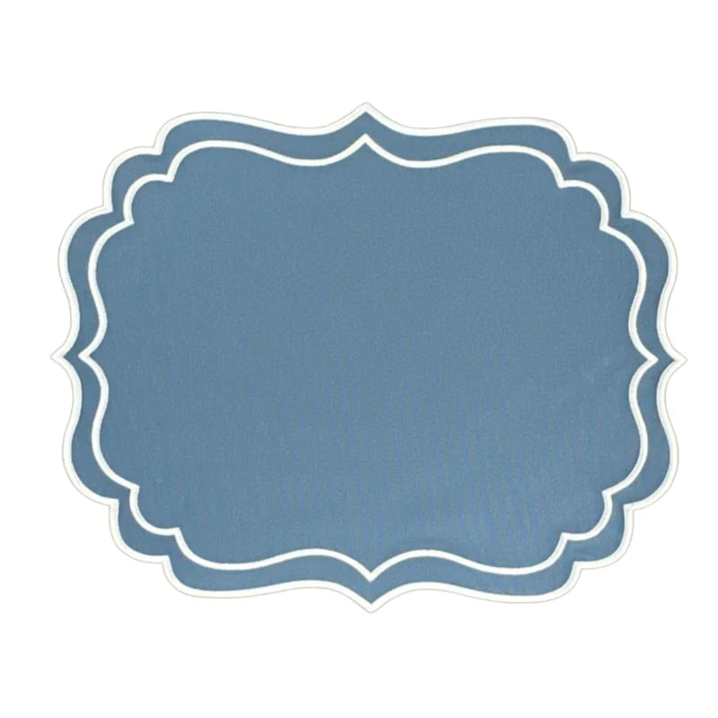 Chloe Placemat - Steel Blue