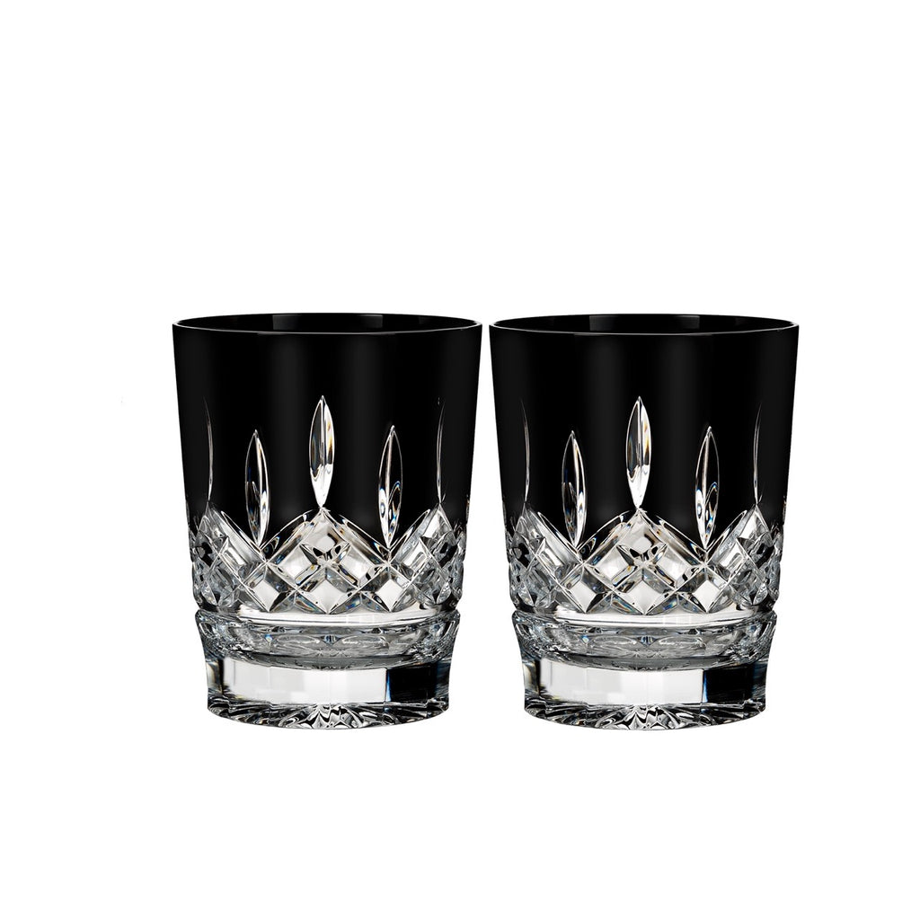 Lismore Black DOF 12 oz, Set of 2