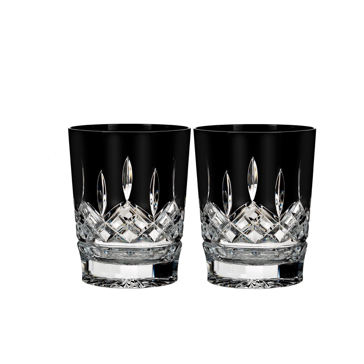 Lismore Black DOF 12 oz, Set of 2