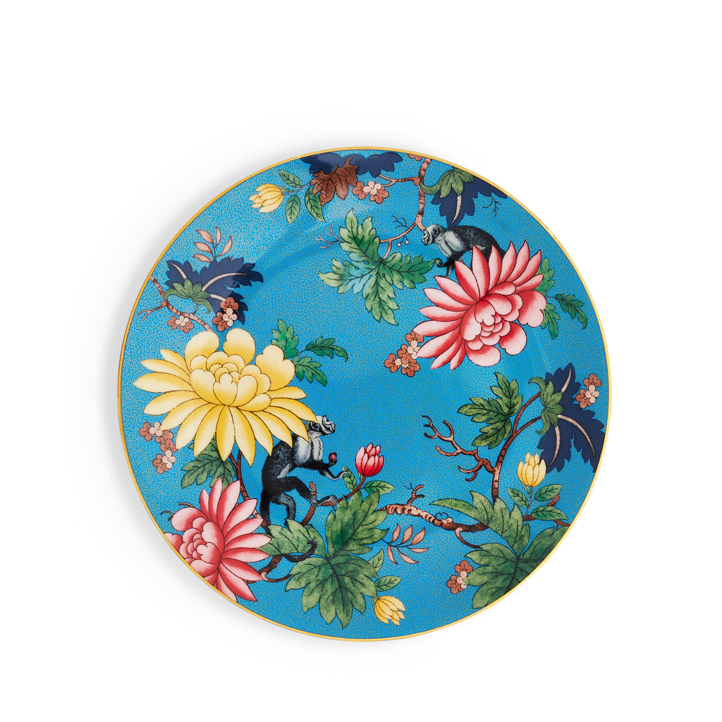 Wonderlust Sapphire Garden Plate Coupe 7.8"