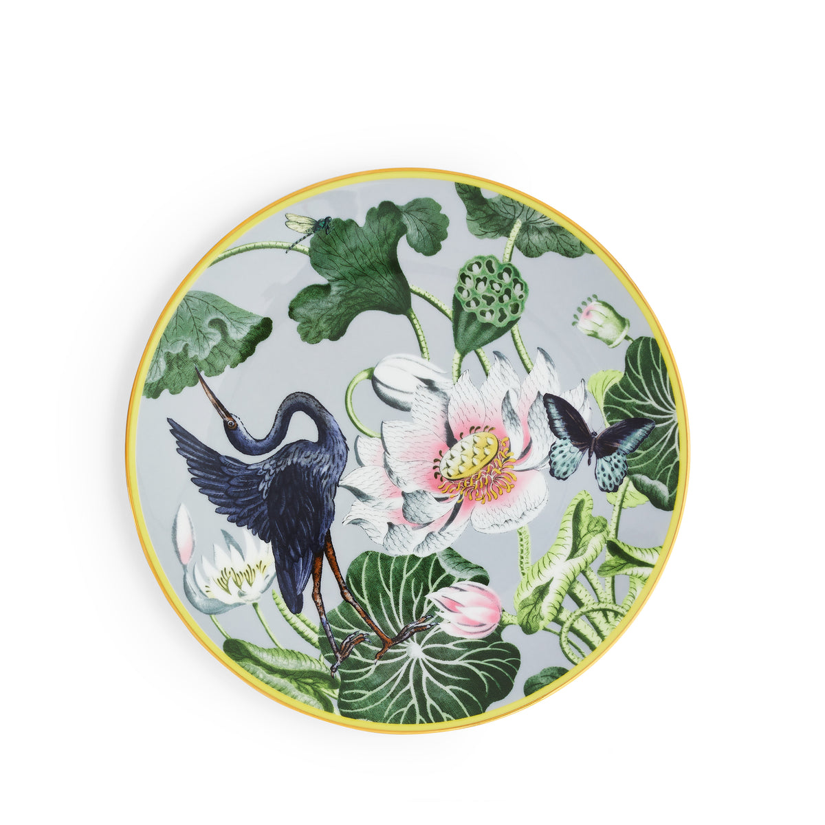 Wonderlust Waterlily Plate Coupe 7.8"