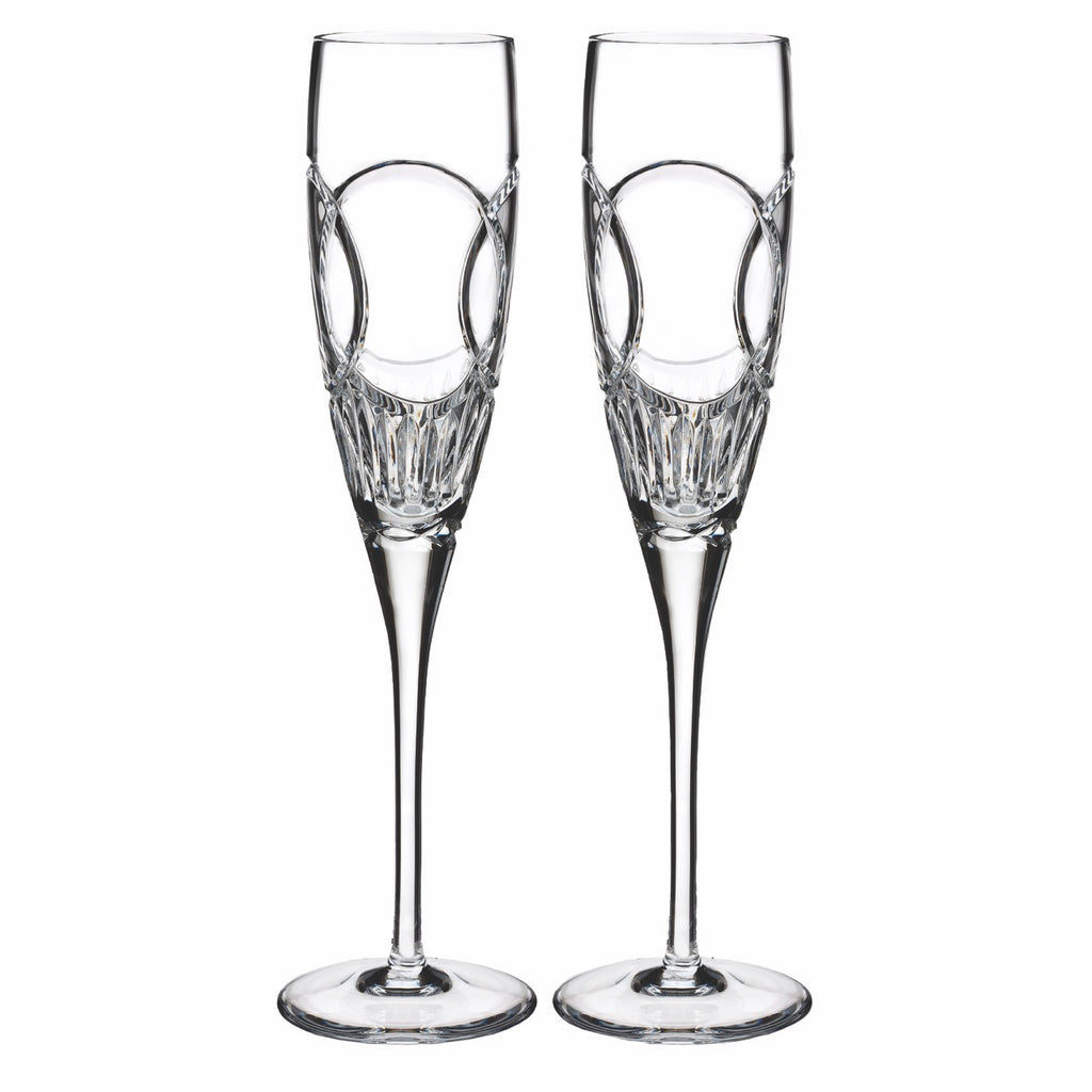 Waterford Love Wedding Vows Flute, Pair