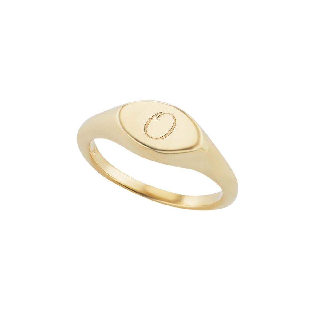 Sterling Silver Heart Signet Ring Gold Plated Heart India | Ubuy