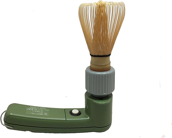 CHARAKU, Japanese Handheld Electric Matcha Whisk/Frother with bamboo chasen made in japan