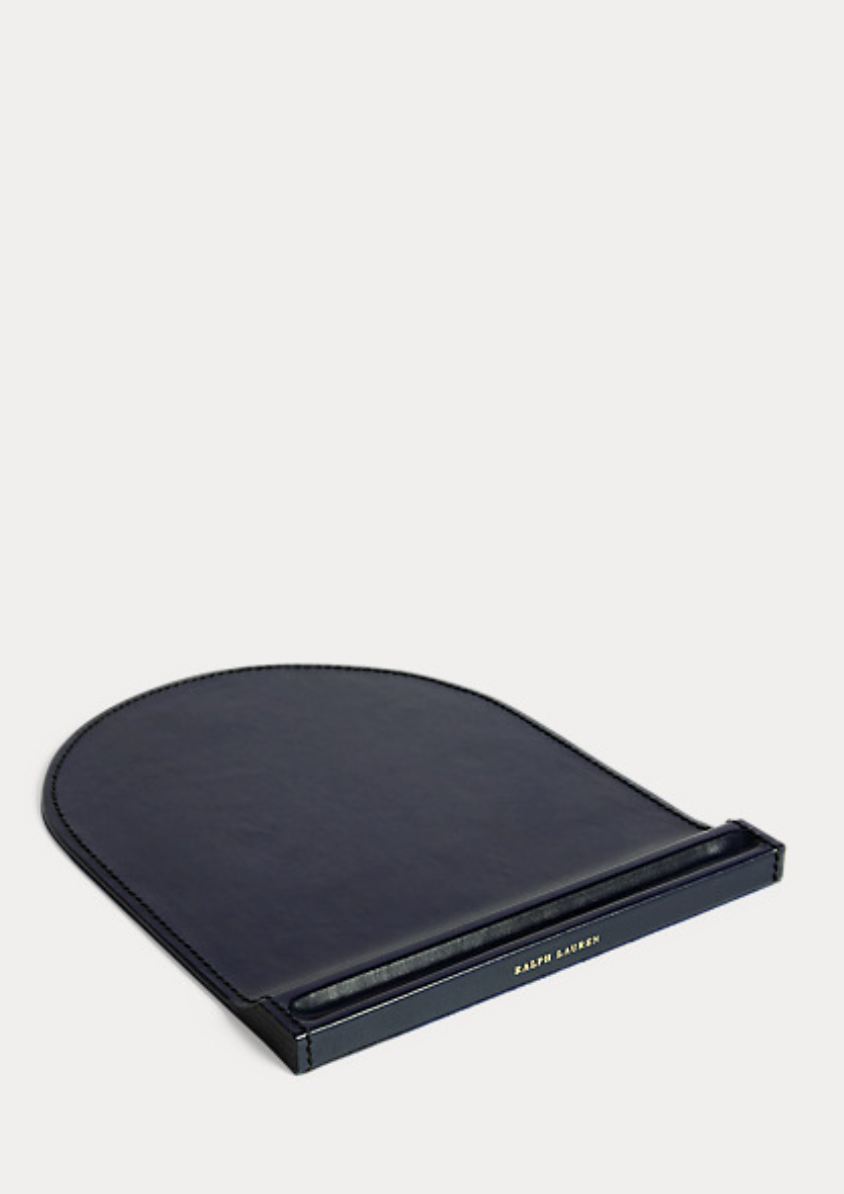 Brennan Leather Mouse Pad - Navy