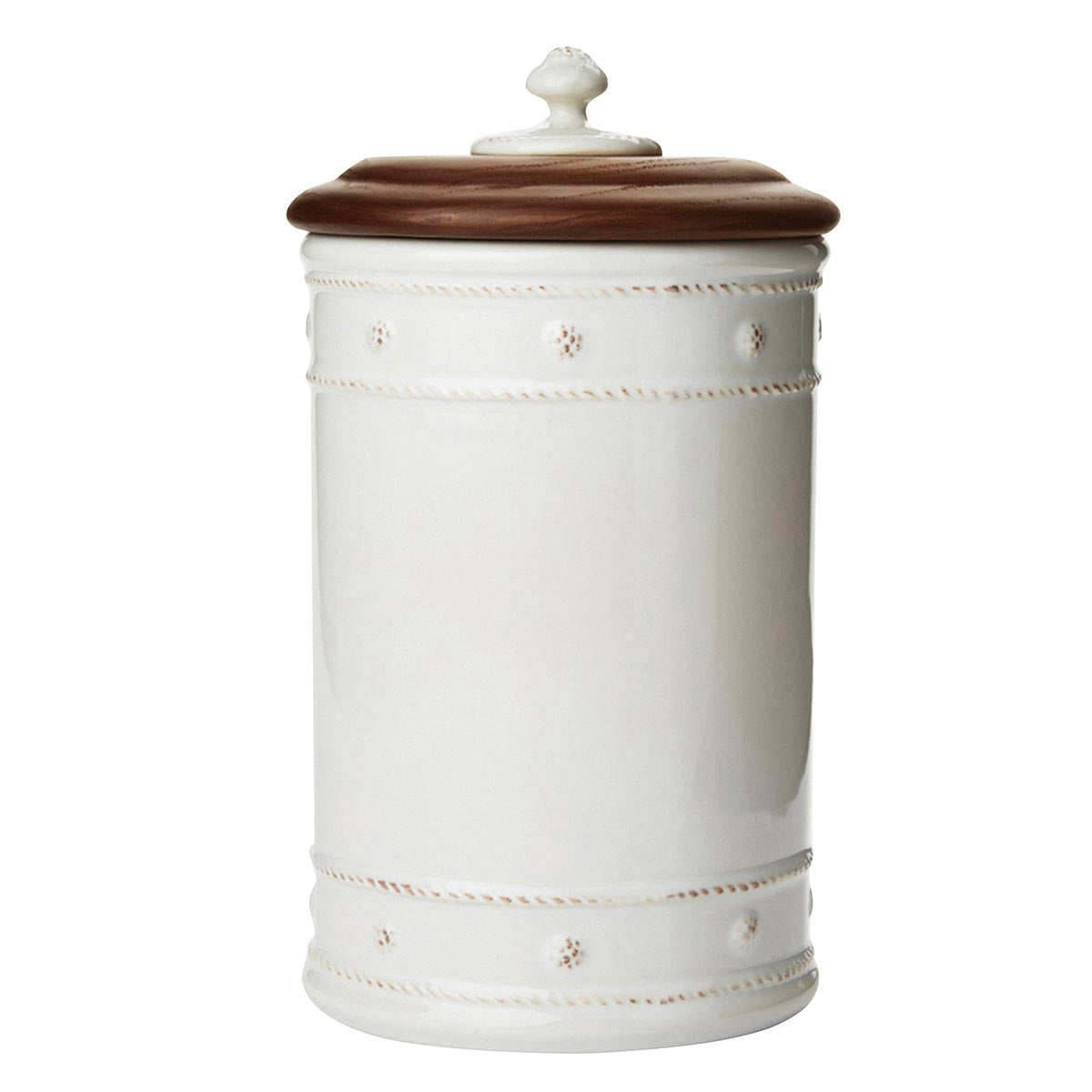 Berry & Thread Canister 10 in. - Whitewash