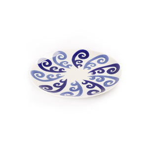 Athenee Two Tone Blue Peacock Charger Plate
